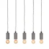 Hanglamp Fresco 5-Lichts 80x9x120 cm