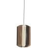 Hanglamp Kozana - Donkerbruin - Ø30cm