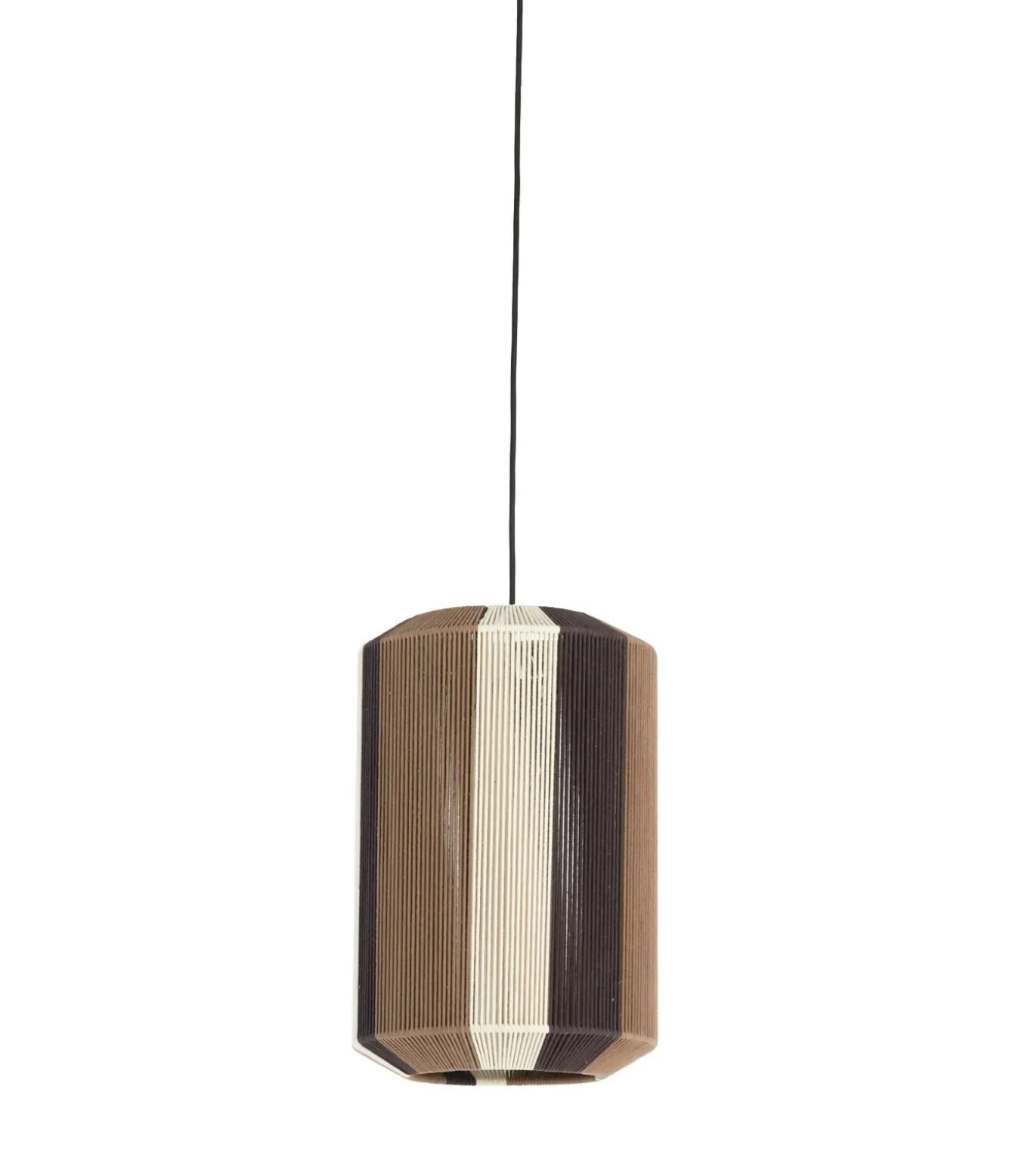 Hanglamp Kozana - Donkerbruin - Ø30cm