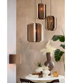 Hanglamp Kozana - Donkerbruin - Ø36cm