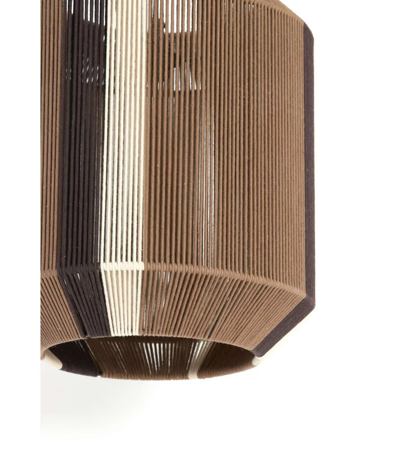 Hanglamp Kozana - Donkerbruin - Ø36cm