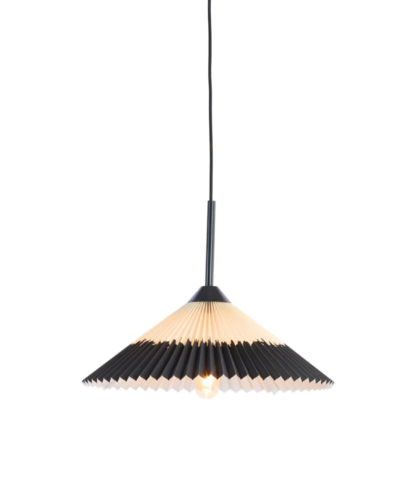 Hanglamp Pleated - Naturel - Ø45cm