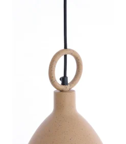Hanglamp Risari - Lichtbruin - Ø24cm