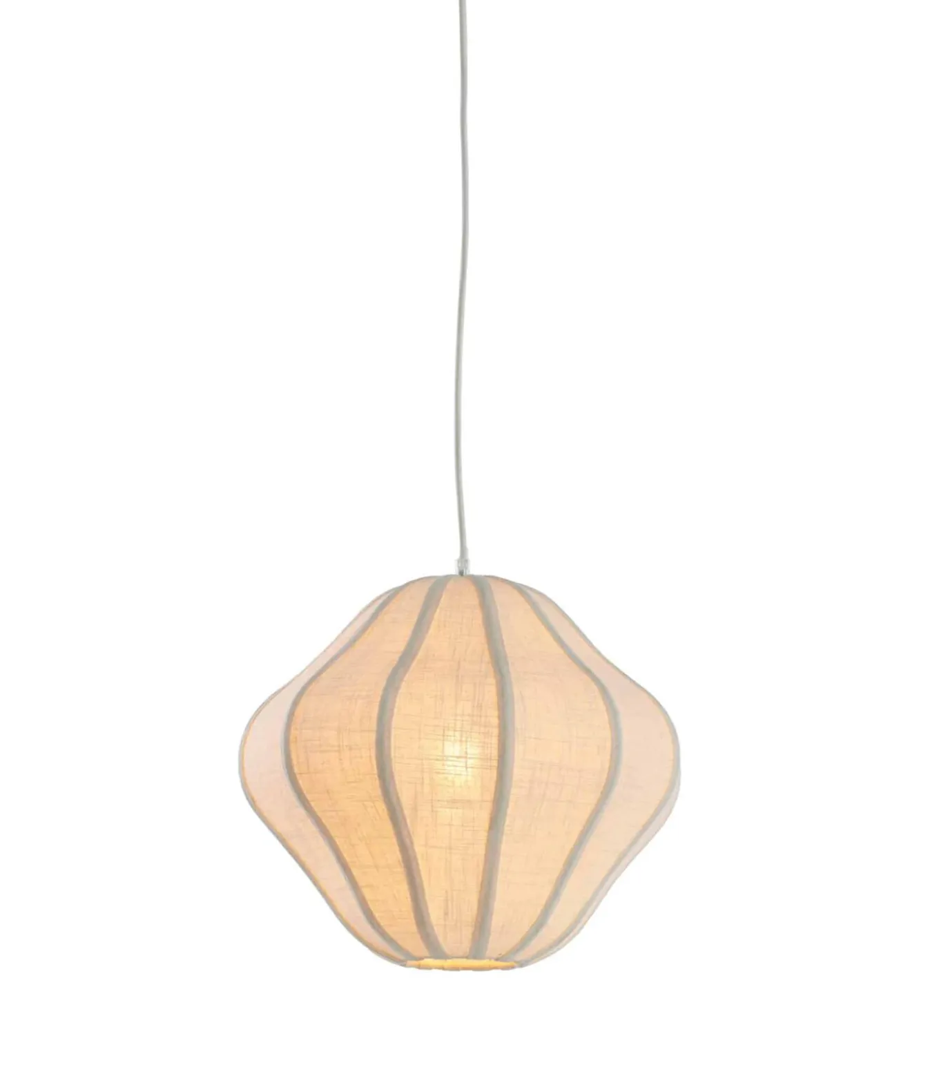 Hanglamp Sukau - Wit - Ø38,5cm