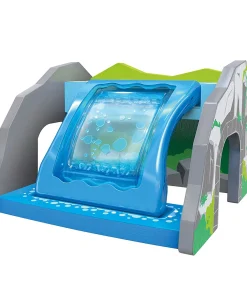 Hape treinbaan waterval tunnel - houten speelgoed - multicolor
