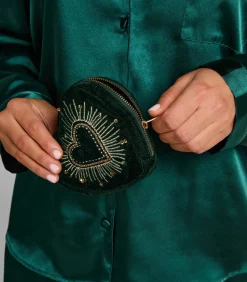 Hartvormig tasje met rits