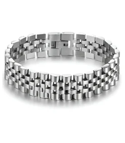 Heren Armband Jubilee - Zilver Kleurig - Staal