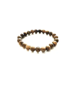 heren armband natuursteen matte tijgeroog