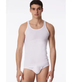 Heren Singlet Onderhemd Wit