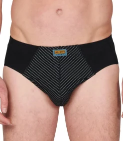 Heren sport slip streep - Betaalbare heren onderbroek - Elastisch katoen