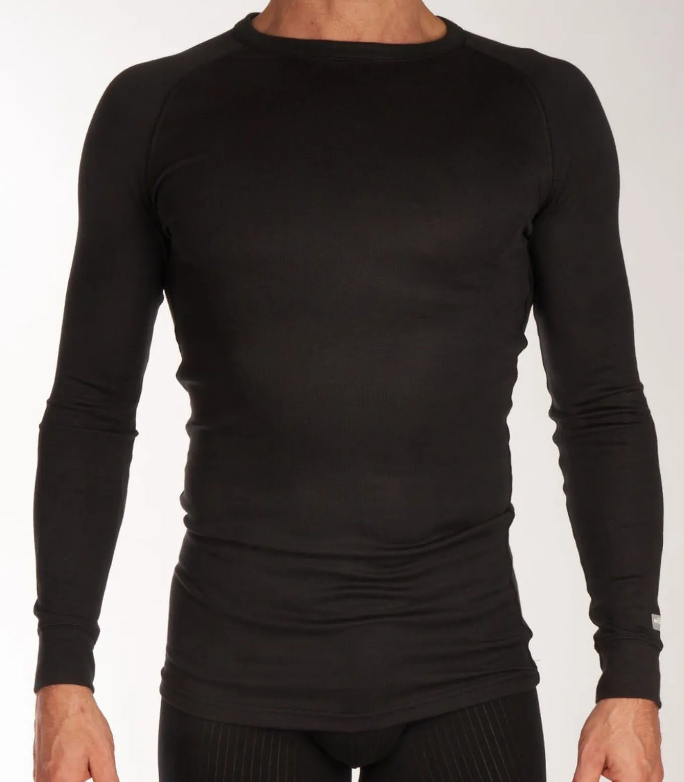 Heren thermo shirt Lange mouw - Thermo sport - Warm ondershirt met ronde hals - Viscose