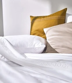 HERITAGE Blanc - Kussensloop Satijn katoen