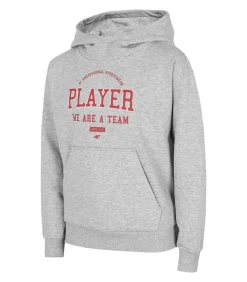 HJZ22 JBLM006 - Trui met kap - Lightgrijs