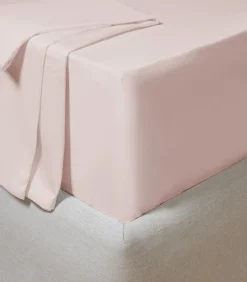 Hoeslaken 2 personen Extra 200x200 cm Lichtroze