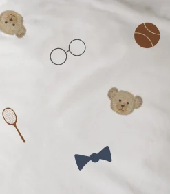 Hoeslaken, bedrukt 100% katoen, TEDDY BEAR