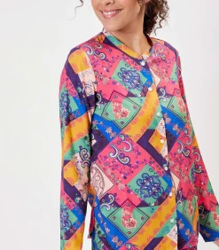 HOLT Vloeiend Pyjamashirt