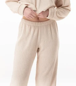 Homewear-set van gebreide stof SHETLAND 124