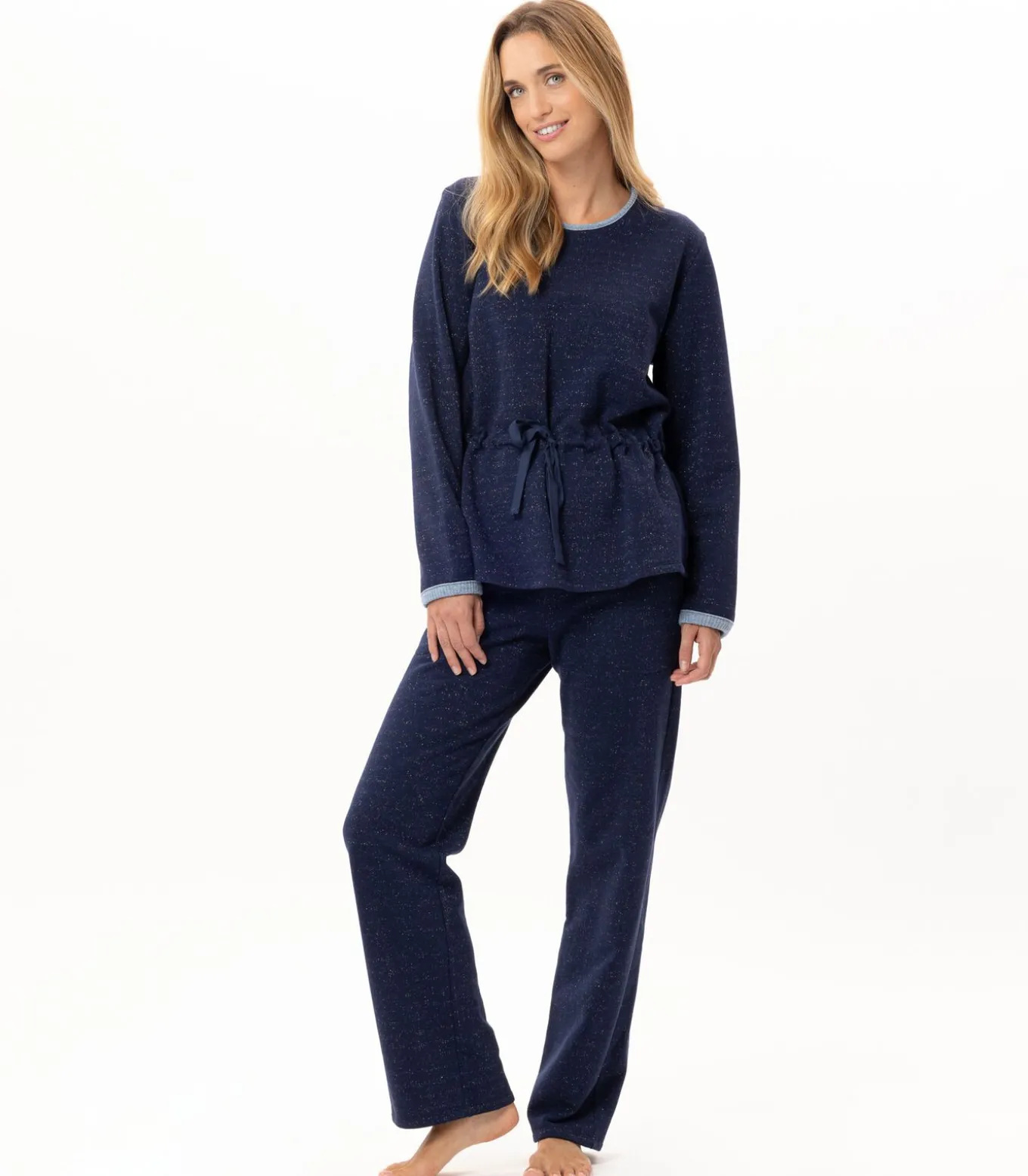 Homewear-set van lurex-fleece ECLAT 124