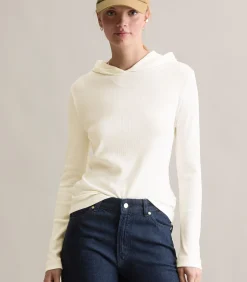 Hoodie lange mouw slim