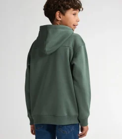 Hoodie Met Rits Redwood