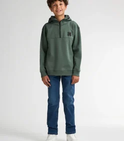 Hoodie Met Rits Redwood