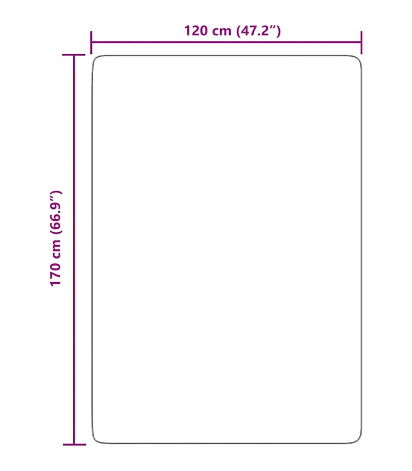 Hoogpolig vloerkleed NAVARRA 120x170 cm polyester beige