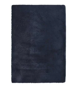 Hoogpolig vloerkleed NAVARRA 160x230 cm polyester marineblauw