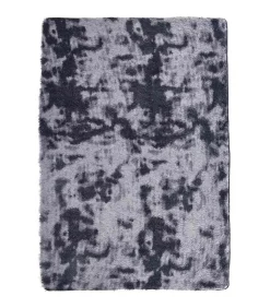 Hoogpolig vloerkleed NAVARRA 200x290 cm polyester donkergrijs