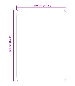 Hoogpolig vloerkleed NAVARRA 120x170 cm polyester zilvergrijs