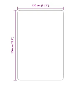 Hoogpolig vloerkleed NAVARRA 130x200 cm polyester stoffig roze