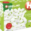 Hubelino bouwstenen wit - 60-delig bouwset - compatibel speelgoed
