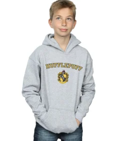 HUFFLEPUFF - Trui met kap - Grijs