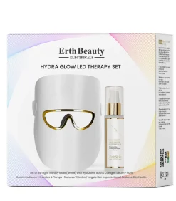 HYDRA GLOW LED THERAPIE SET (LED LICHT THERAPIE MASKER wit met HA Serum)