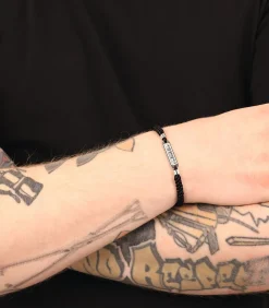 Identiteitsarmband voor mannen en vrouwen, unisex, roestvrij staal