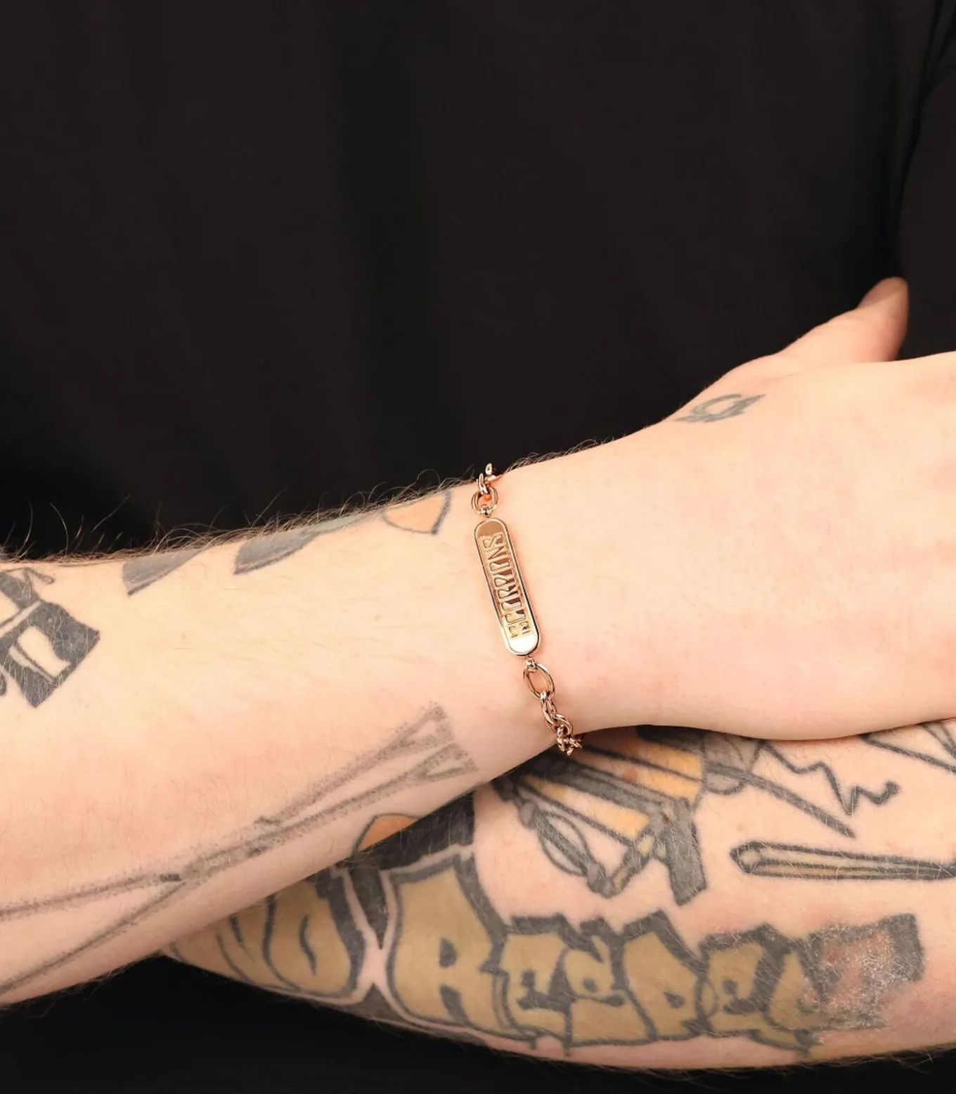 Identiteitsarmband voor mannen en vrouwen, unisex, roestvrij staal