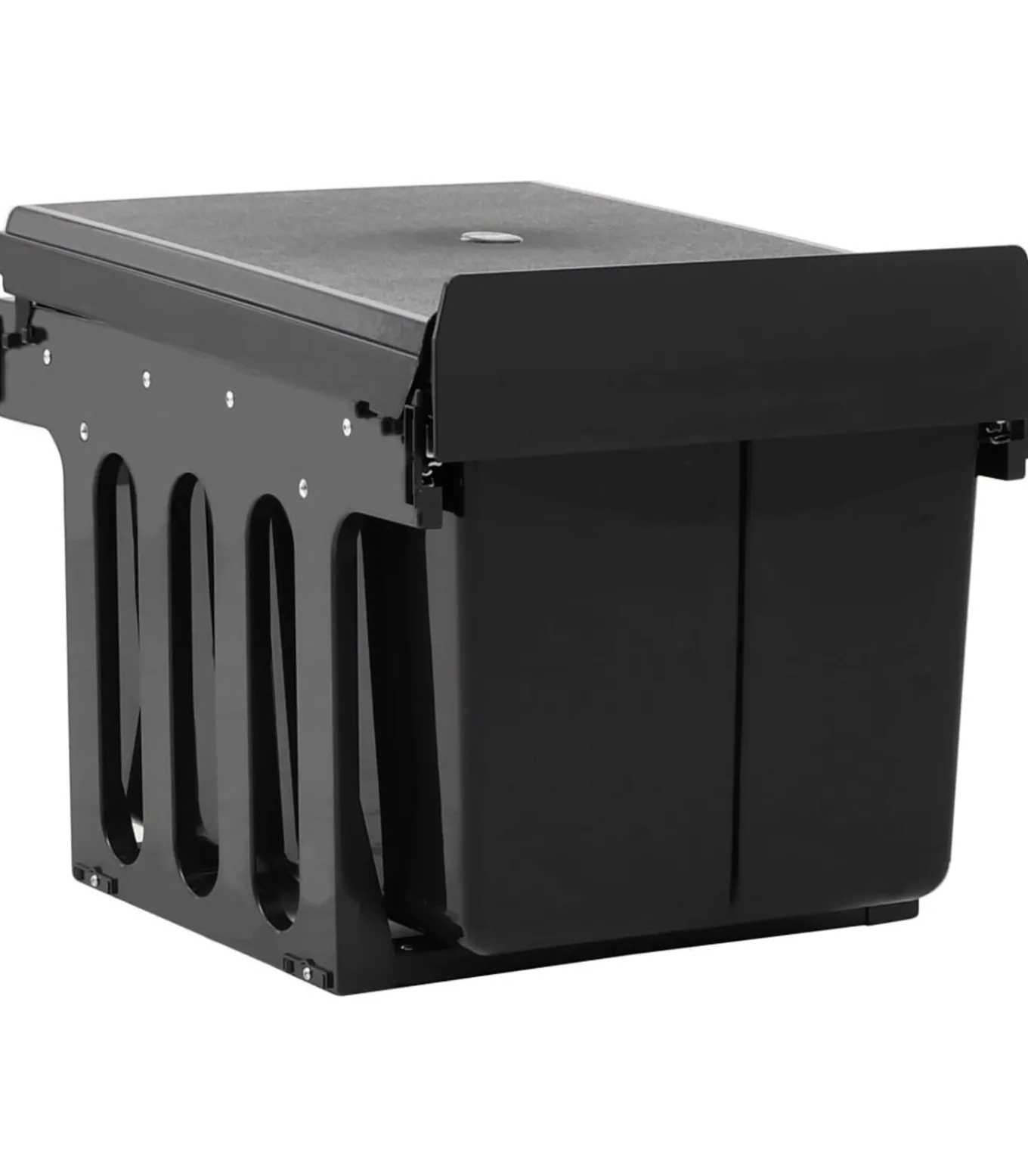 Inbouwprullenbak uittrekbaar soft-close 48 L