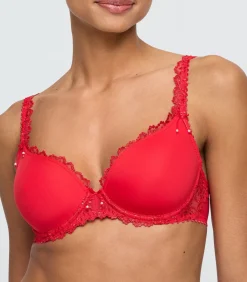 JANE true red voorgevormde bh - hartvorm