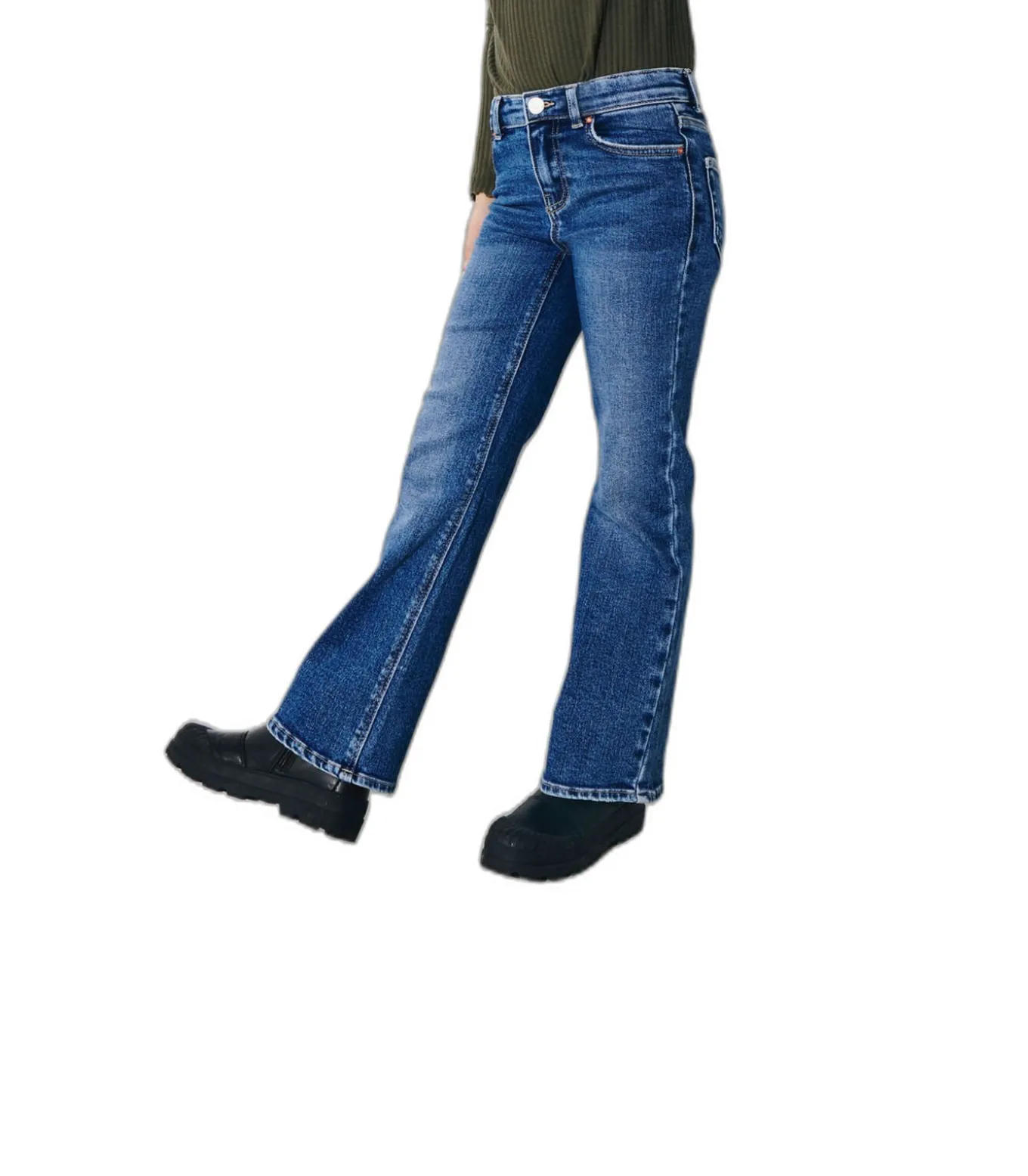 Jeans met wijde pijpen voor meisjes Kogjuicy cro557