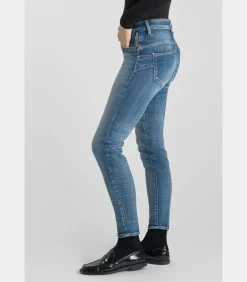 Jeans push-up slim hoge taille PULP, 7/8