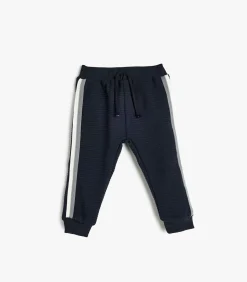 Jogger Strook Gedetailleerd Sweat Bottoms