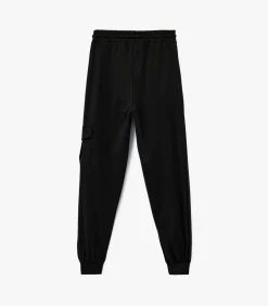 Joggingbroek met hoge taille en zakdetail