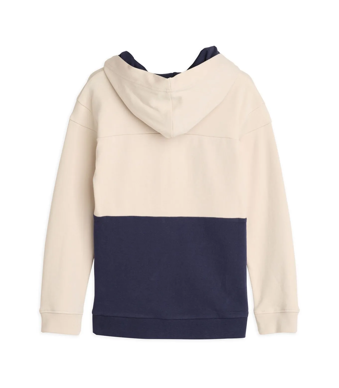 Jongens T-shirt met lange mouwen, capuchon en logo