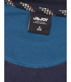 Jongens T-shirt met lange mouwen en abstracte print op de rug