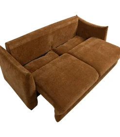 Jonne 3-Zits Slaapbank - Chennile - Bruin - 92x233x105