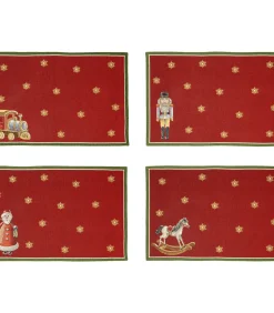 Jubileum placematset, 4-dlg. Toy's Delight