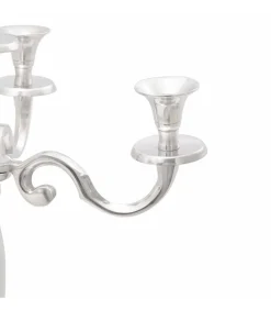 Kandelaar Zilver 39 x 39 x 60 cm Aluminium