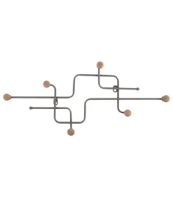 Kapstok Metro - Lichtgrijs - 60.5x4x26.5cm