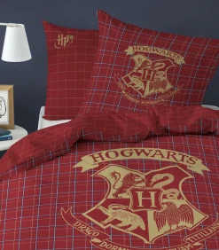 Katoen flanel bedrukt beddengoed, HARRY POTTER TARTAN