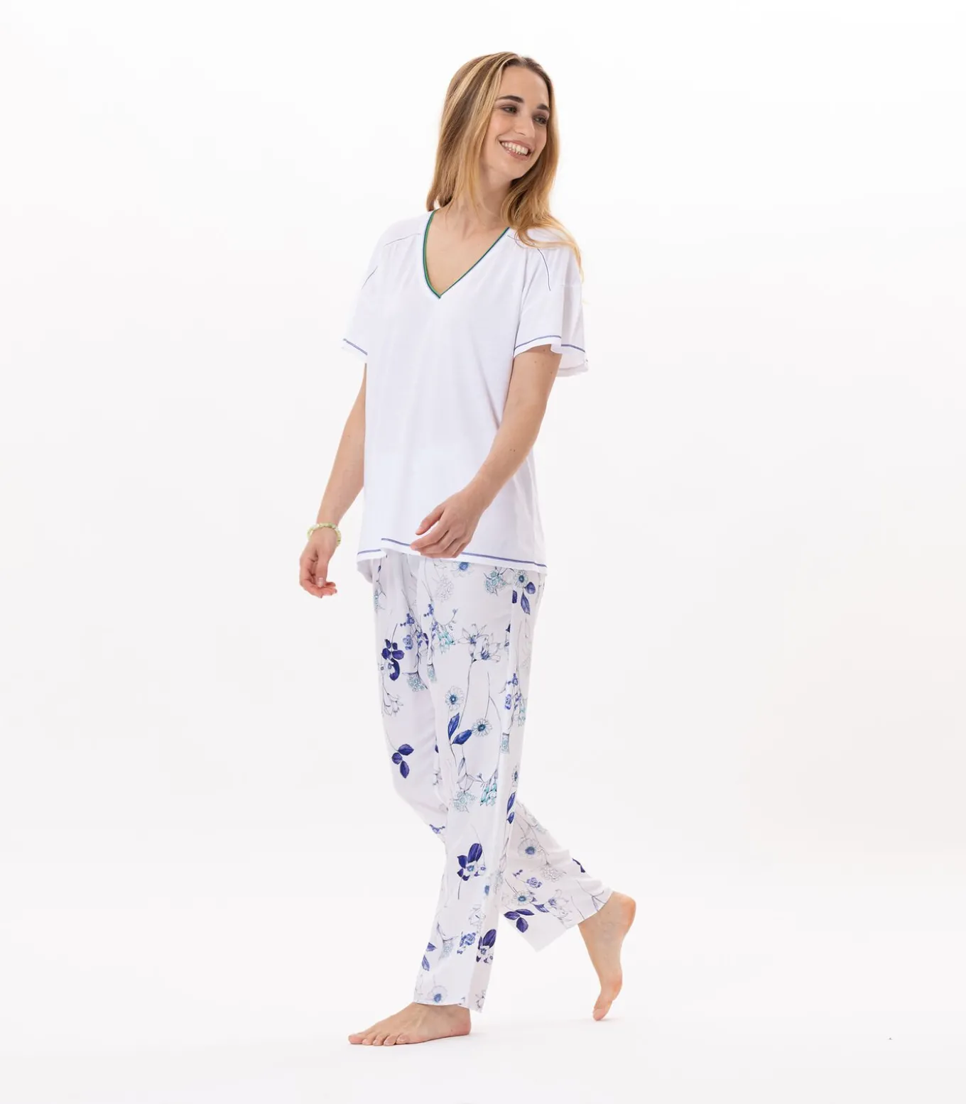 Katoenen en viscose pyjama VALENSOLE 902