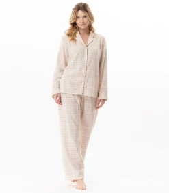 Katoenen pyjama met knopen MONTAUK 106